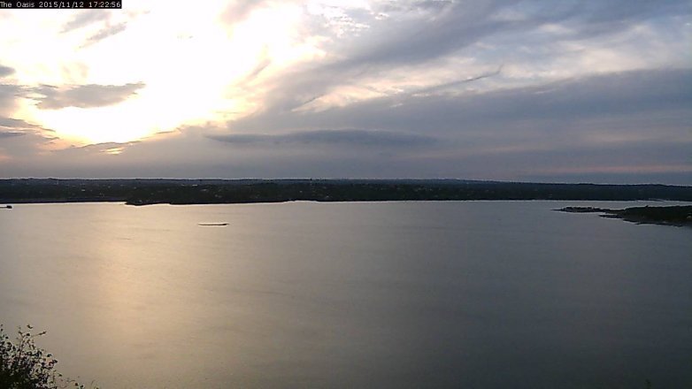 Lake Travis webcam, November 12, 2015 4:30 PM CT