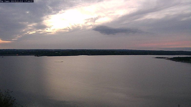 Lake Travis webcam, November 12, 2015 4:50 PM CT