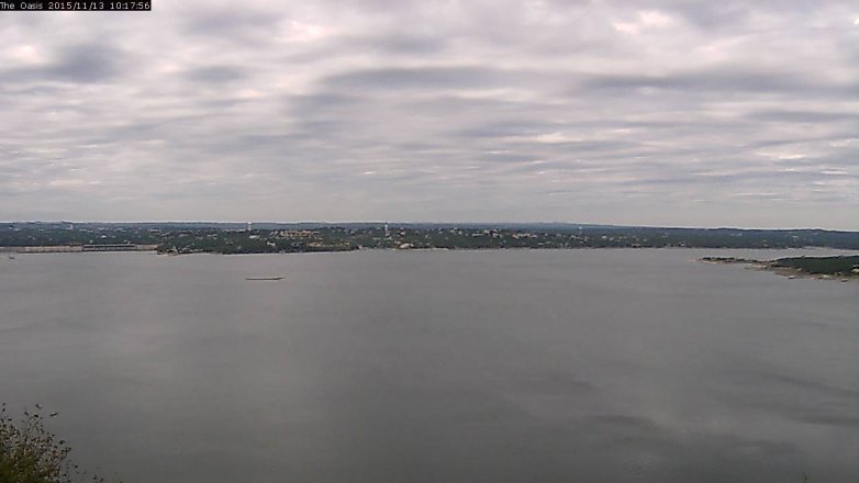 Lake Travis webcam, November 13, 2015 9:25 AM CT