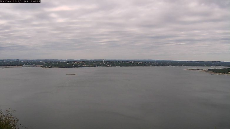 Lake Travis webcam, November 13, 2015 9:55 AM CT