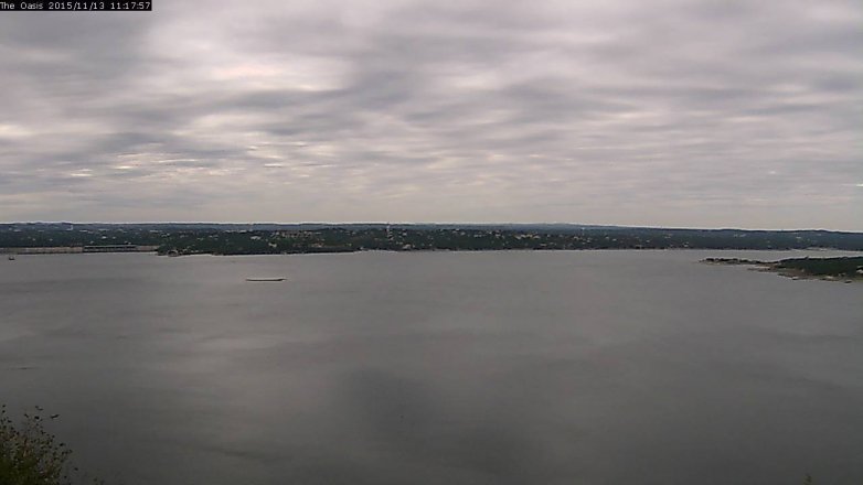 Lake Travis webcam, November 13, 2015 10:25 AM CT