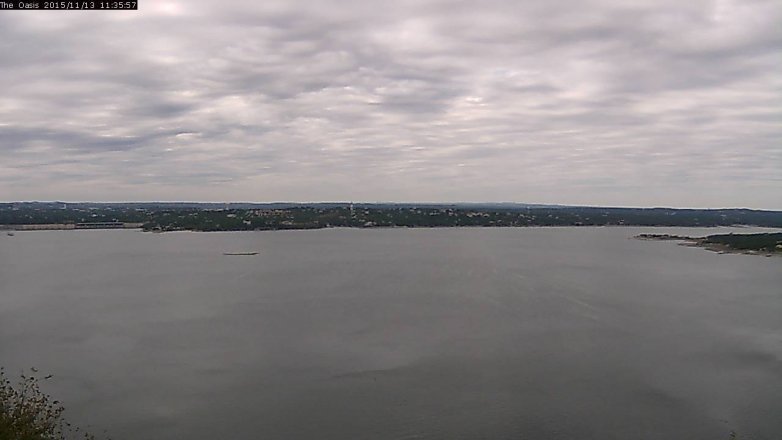 Lake Travis webcam, November 13, 2015 10:45 AM CT