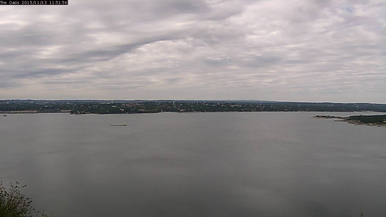 Lake Travis webcam, November 13, 2015 11:00 AM CT