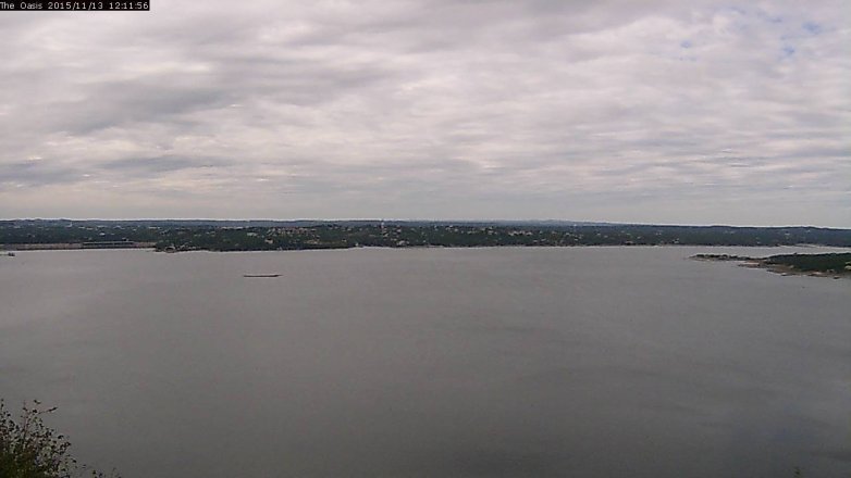 Lake Travis webcam, November 13, 2015 11:20 AM CT