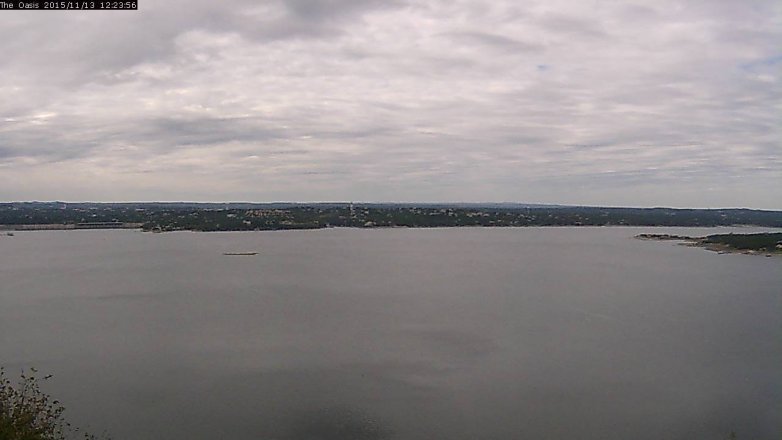 Lake Travis webcam, November 13, 2015 11:30 AM CT