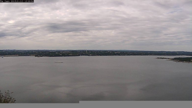 Lake Travis webcam, November 13, 2015 11:35 AM CT