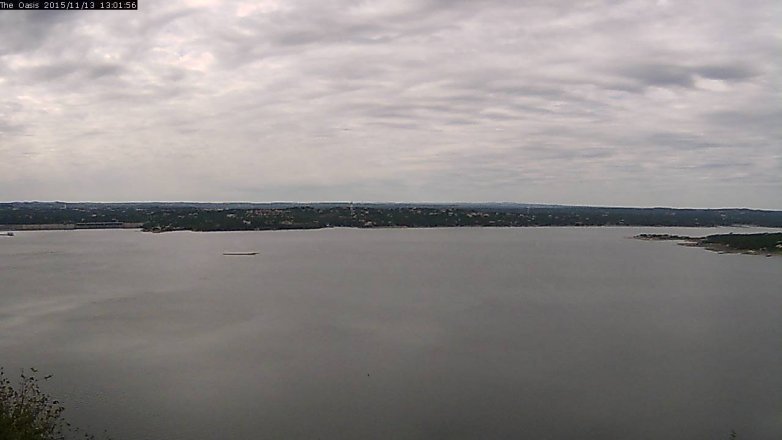 Lake Travis webcam, November 13, 2015 12:10 PM CT