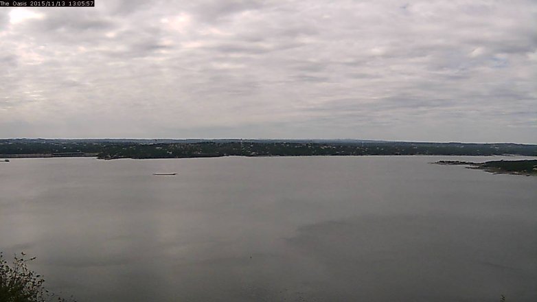 Lake Travis webcam, November 13, 2015 12:15 PM CT