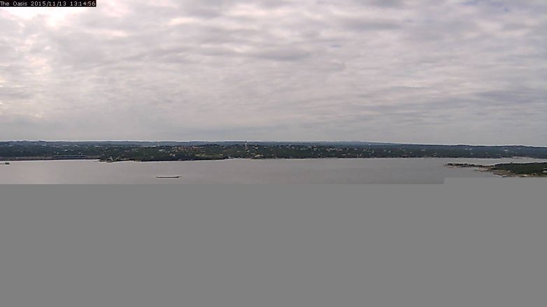 Lake Travis webcam, November 13, 2015 12:20 PM CT