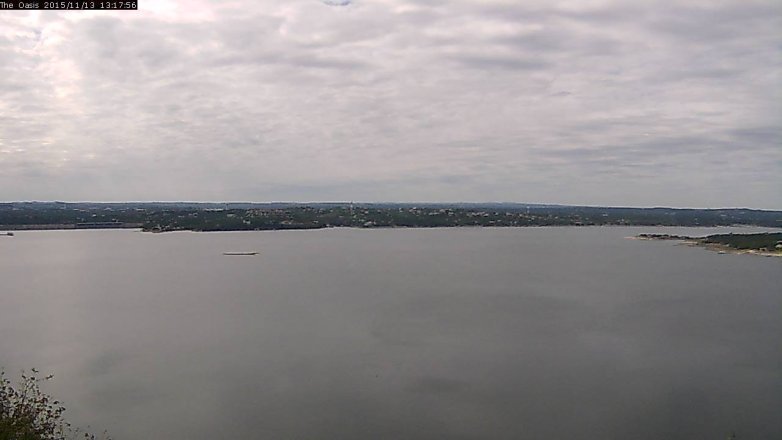 Lake Travis webcam, November 13, 2015 12:25 PM CT