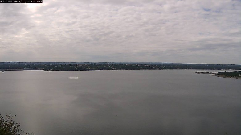 Lake Travis webcam, November 13, 2015 12:35 PM CT