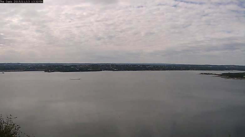 Lake Travis webcam, November 13, 2015 12:40 PM CT