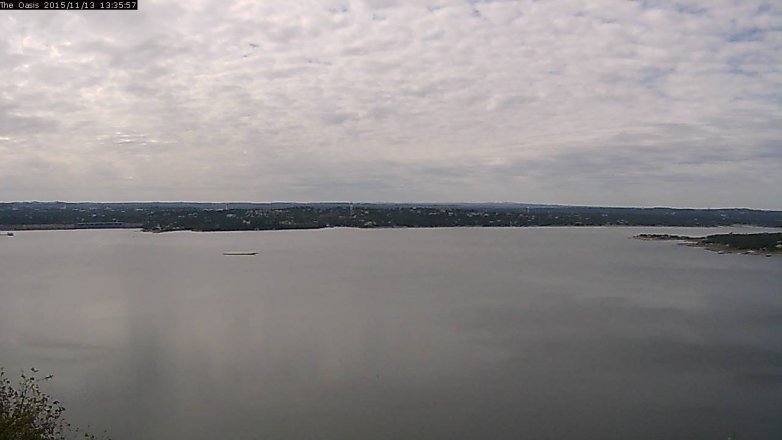 Lake Travis webcam, November 13, 2015 12:45 PM CT