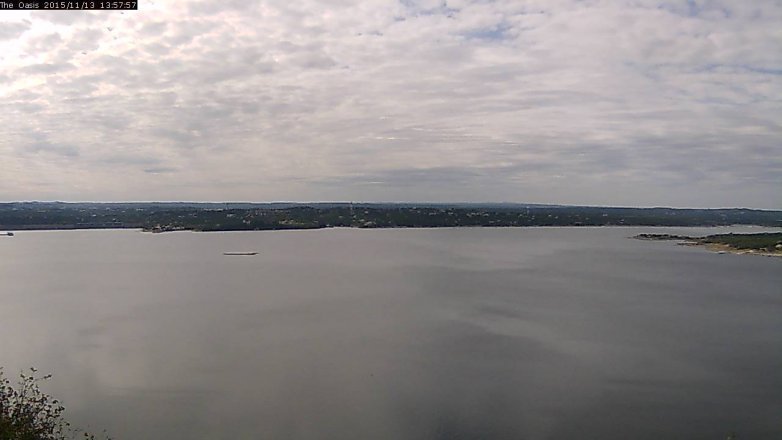 Lake Travis webcam, November 13, 2015 1:05 PM CT