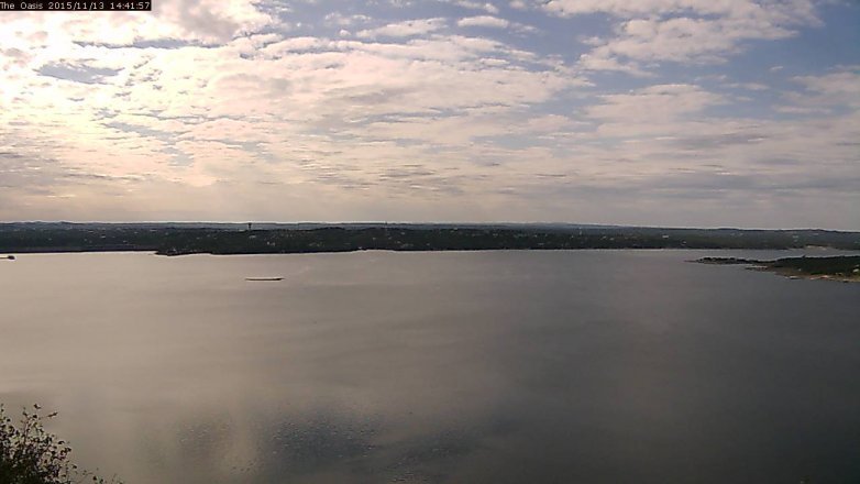 Lake Travis webcam, November 13, 2015 1:50 PM CT