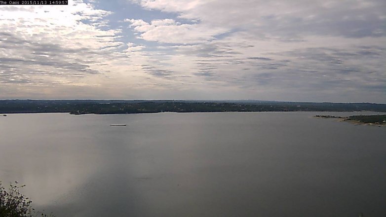 Lake Travis webcam, November 13, 2015 2:05 PM CT