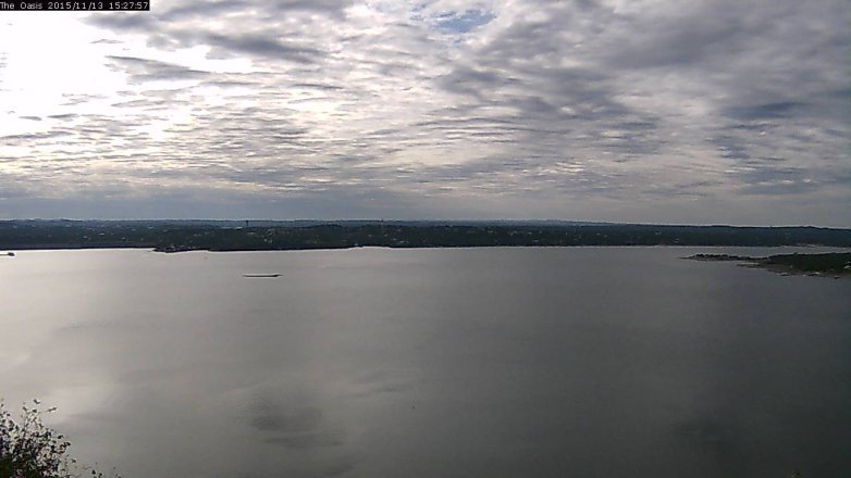 Lake Travis webcam, November 13, 2015 2:35 PM CT