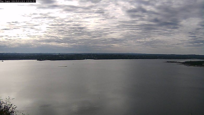 Lake Travis webcam, November 13, 2015 2:40 PM CT