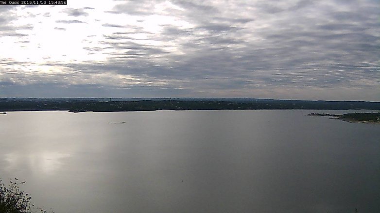 Lake Travis webcam, November 13, 2015 2:50 PM CT