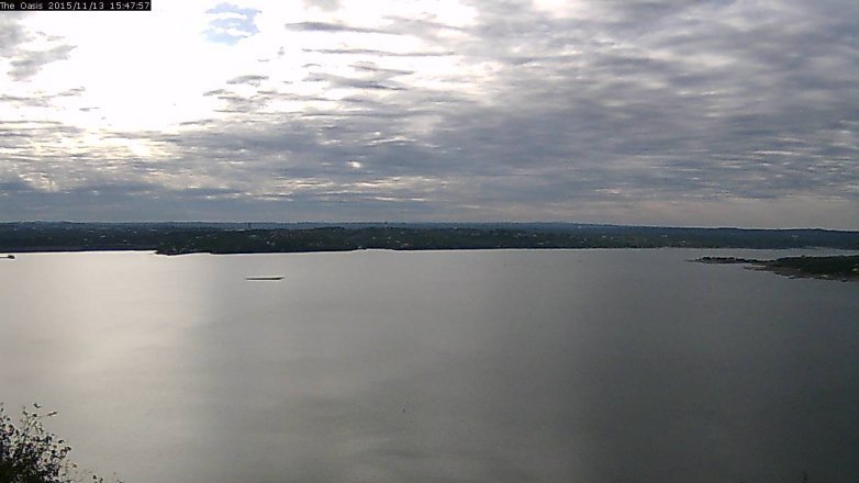 Lake Travis webcam, November 13, 2015 2:55 PM CT