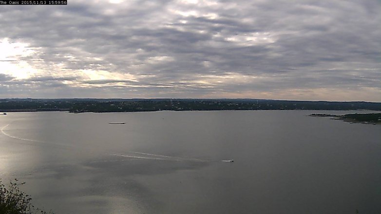 Lake Travis webcam, November 13, 2015 3:05 PM CT