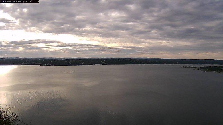 Lake Travis webcam, November 13, 2015 3:15 PM CT