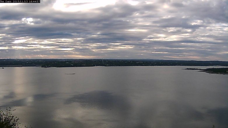 Lake Travis webcam, November 13, 2015 3:50 PM CT