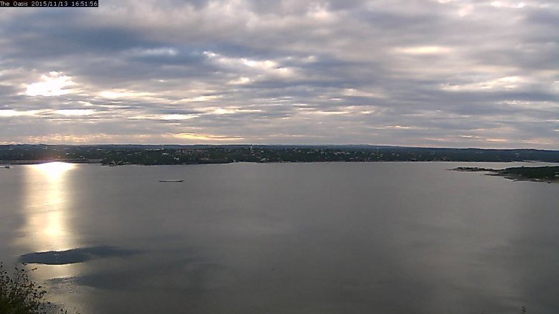Lake Travis webcam, November 13, 2015 4:00 PM CT