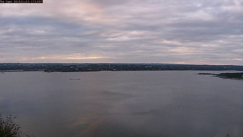 Lake Travis webcam, November 13, 2015 4:20 PM CT