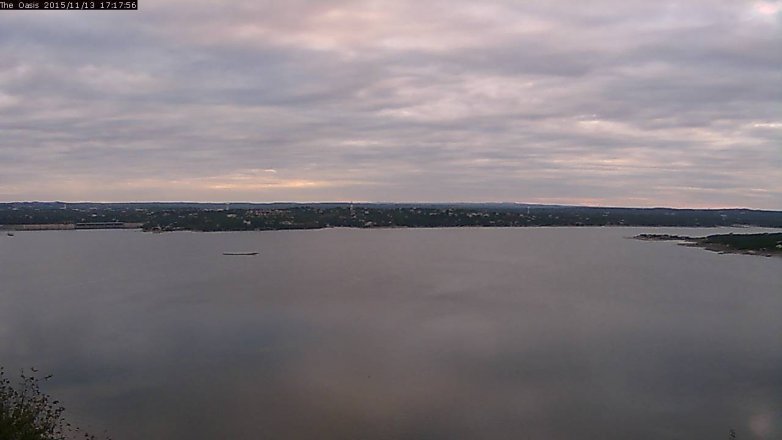 Lake Travis webcam, November 13, 2015 4:25 PM CT