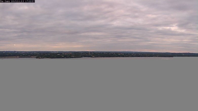 Lake Travis webcam, November 13, 2015 4:30 PM CT