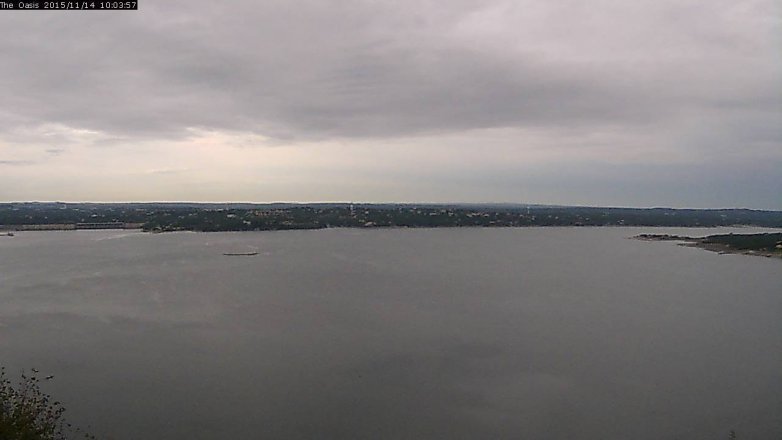 Lake Travis webcam, November 14, 2015 9:10 AM CT