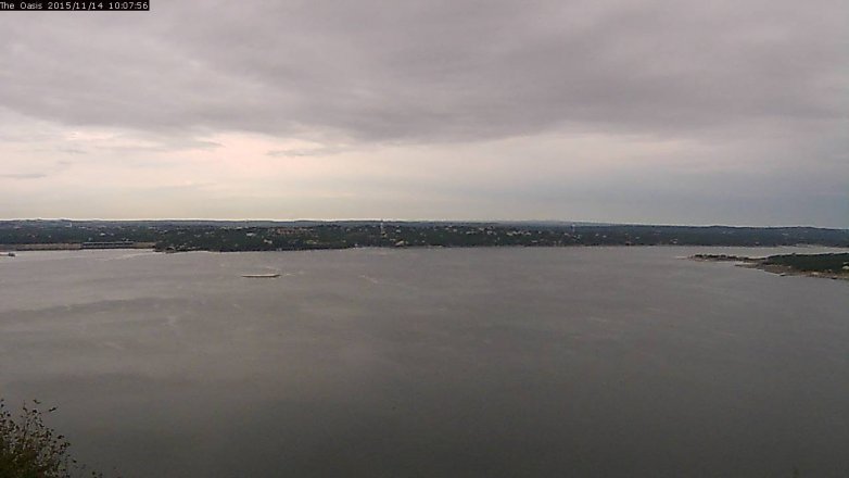 Lake Travis webcam, November 14, 2015 9:15 AM CT