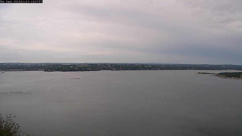 Lake Travis webcam, November 14, 2015 9:35 AM CT