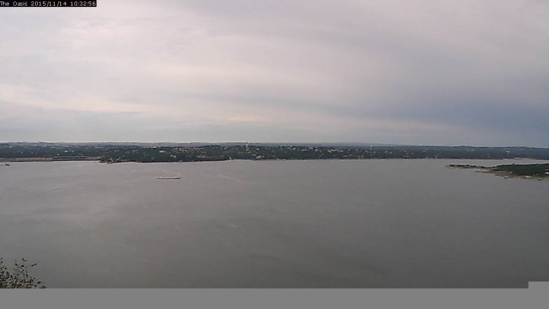 Lake Travis webcam, November 14, 2015 9:40 AM CT