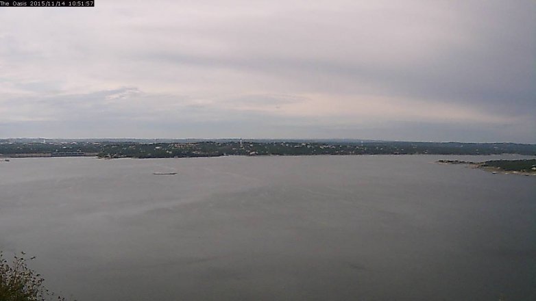 Lake Travis webcam, November 14, 2015 10:00 AM CT