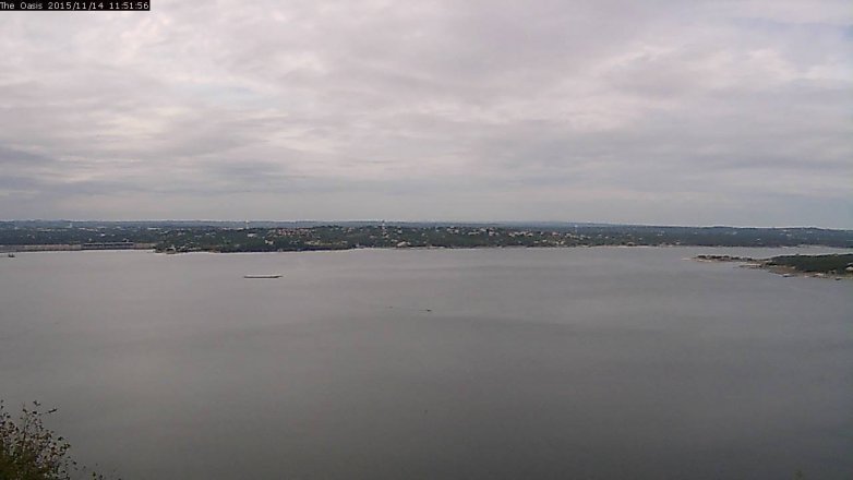 Lake Travis webcam, November 14, 2015 11:00 AM CT