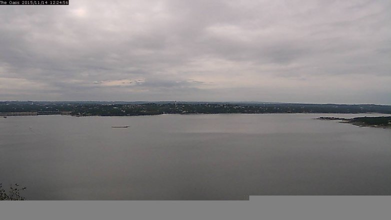 Lake Travis webcam, November 14, 2015 11:30 AM CT