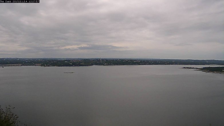 Lake Travis webcam, November 14, 2015 11:35 AM CT