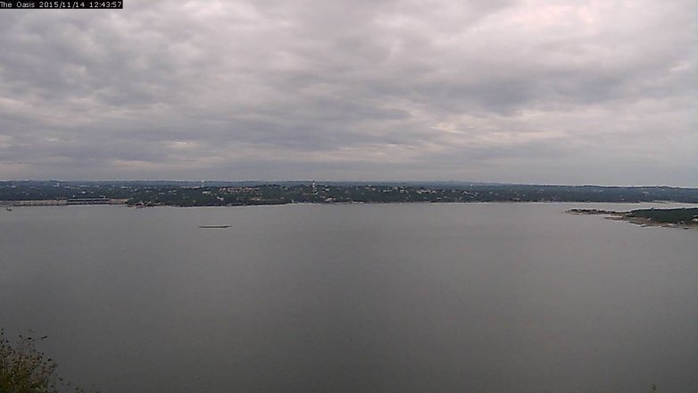 Lake Travis webcam, November 14, 2015 11:50 AM CT