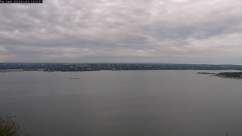 Lake Travis webcam, November 14, 2015 11:55 AM CT