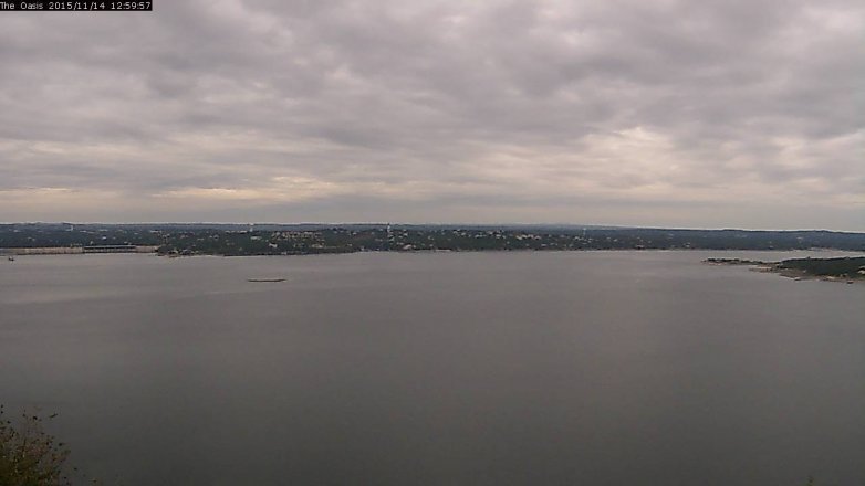 Lake Travis webcam, November 14, 2015 12:05 PM CT
