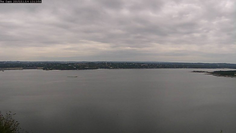 Lake Travis webcam, November 14, 2015 12:20 PM CT