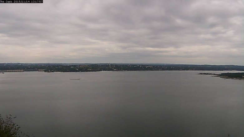 Lake Travis webcam, November 14, 2015 12:30 PM CT
