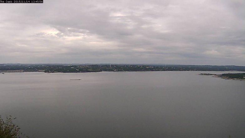 Lake Travis webcam, November 14, 2015 12:55 PM CT
