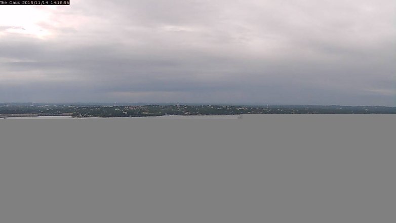 Lake Travis webcam, November 14, 2015 1:25 PM CT
