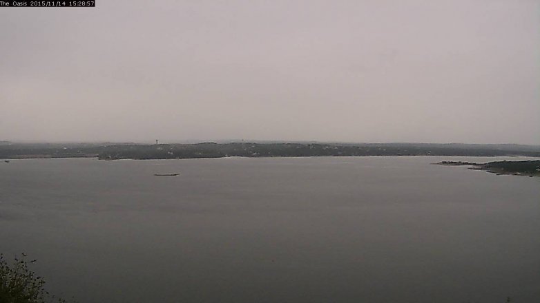 Lake Travis webcam, November 14, 2015 2:35 PM CT