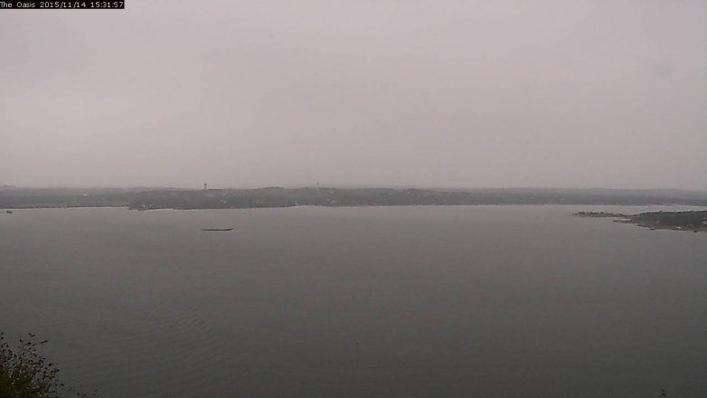 Lake Travis webcam, November 14, 2015 2:40 PM CT