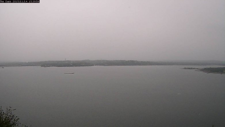 Lake Travis webcam, November 14, 2015 2:45 PM CT