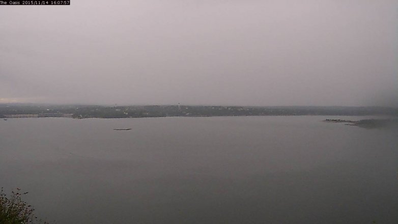 Lake Travis webcam, November 14, 2015 3:15 PM CT